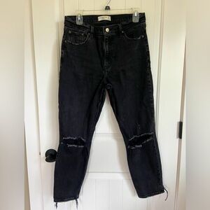 Abercrombie & Fitch High Rise Mom Jean Sz 8
